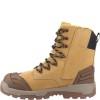 CAT Striver XL 8" Waterproof Safety Boots Honey S7 Side Zip